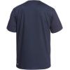 imageQuiksilver Mens Standard Solid Streak Short Sleeve Rashuguard UPF 50 Sun Protection Surf ShirtNavy Blazer