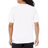 imageQuiksilver Mens Standard Solid Streak Short Sleeve Rashuguard UPF 50 Sun Protection Surf ShirtWhiteWhite