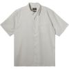 imageQuiksilver  Mens Centinela 4 Woven Shirt Color Silver Birch Centinella Size Large
