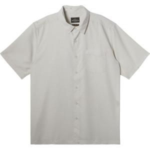 imageQuiksilver  Mens Centinela 4 Woven Shirt Color Silver Birch Centinella Size Large