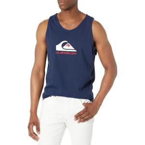 imageQuiksilver Mens Mw Logo Sleeveless Tank Top Tee ShirtNavy Blazer