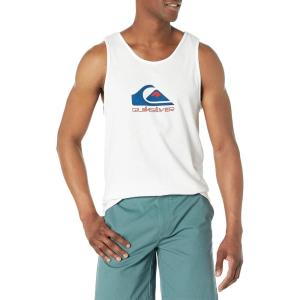 imageQuiksilver Mens Mw Logo Sleeveless Tank Top Tee ShirtWhite