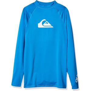 imageQuiksilver Mens Standard All Time Long Sleeve Rashguard UPF 50 Sun Protection Surf ShirtBlithe