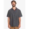 imageQuiksilver Mens Centinela 4 Button Up Comfort Fit Pocket ShirtBlack Centinella