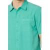 imageQuiksilver Mens Centinela 4 Button Up Comfort Fit Pocket ShirtBlue Turquiose Centinella