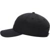 imageQuiksilver Mens Decades Adjustable Snap Back Curved Brim Cap HatBlackJet Black