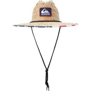 imageQuiksilver Mens Back Scratcher Sun Protection HatNavy  Red  White