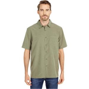 imageQuiksilver Mens Centinela 4 Button Up Comfort Fit Pocket ShirtDeep Lichen Green Centinella