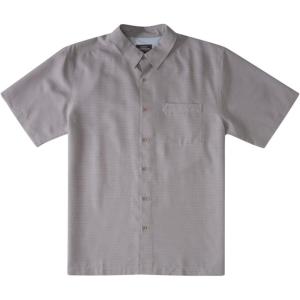 imageQuiksilver Mens Centinela 4 Button Up Comfort Fit Pocket ShirtFlint Gray Centinella
