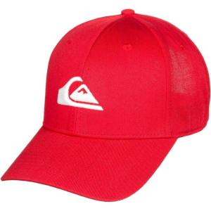 imageQuiksilver Mens Decades Adjustable Snap Back Curved Brim Cap HatRedwood