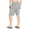imageQuiksilver Mens Standard Manic 22 Inch Length Cargo Pocket Boardshort Swim TrunkAthletic Heather
