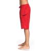 imageQuiksilver Mens Standard Manic 22 Inch Length Cargo Pocket Boardshort Swim TrunkComp Red