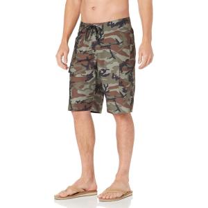 imageQuiksilver Mens Standard Manic 22 Inch Length Cargo Pocket Boardshort Swim TrunkAmazon Camoflage