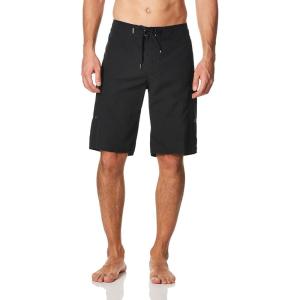 imageQuiksilver Mens Standard Manic 22 Inch Length Cargo Pocket Boardshort Swim TrunkBlack