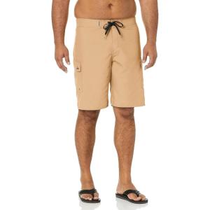 imageQuiksilver Mens Standard Manic 22 Inch Length Cargo Pocket Boardshort Swim TrunkPlage