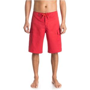 imageQuiksilver Mens Standard Manic 22 Inch Length Cargo Pocket Boardshort Swim TrunkQuick Red