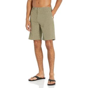imageQuiksilver Mens 20quot Union Amphibian ShortsKalamata Heather