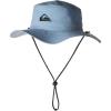 imageQuiksilver Mens Bushmaster Sun Protection Floppy Visor Bucket HatFaded Denim