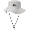 imageQuiksilver Mens Bushmaster Sun Protection Floppy Visor Bucket HatSleet