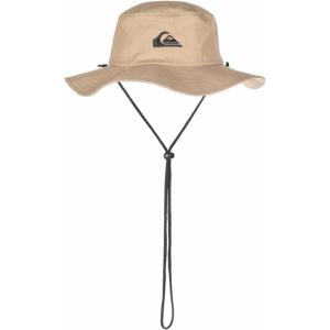 imageQuiksilver Mens Bushmaster Sun Protection Floppy Visor Bucket HatKhaki