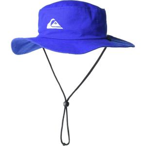 imageQuiksilver Mens Bushmaster Sun Protection Floppy Visor Bucket HatNautical Blue