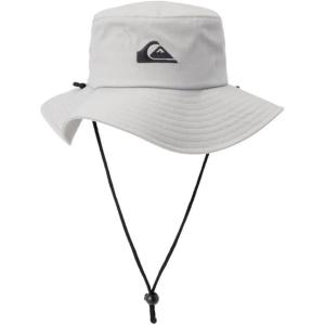 imageQuiksilver Mens Bushmaster Sun Protection Floppy Visor Bucket HatSleet