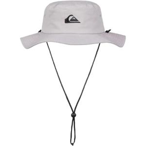 imageQuiksilver Mens Bushmaster Sun Protection Floppy Visor Bucket HatSteeple Grey