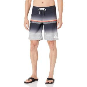 imageQuiksilver Mens Everyday 20 Inch Boardshort Swim Trunk Bathing SuitBlack a Everday Stripe