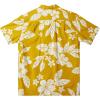 imageQuiksilver Mens Aqua Flower Button Up Collared ShirtOil Yeallow Aqua Flowers 233