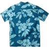 imageQuiksilver Mens Aqua Flower Button Up Collared ShirtSeaport Aqua Flowers 233