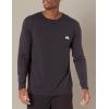 imageQuiksilver Mens Standard Solid Streak Long Sleeve Rashguard UPF 50 Sun Protection Surf ShirtBlack