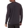 imageQuiksilver Mens Standard Solid Streak Long Sleeve Rashguard UPF 50 Sun Protection Surf ShirtBlack
