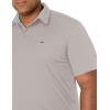 imageQuiksilver Mens Water 2 Lightweight Quick Dry Collared Polo ShirtFlint Gray