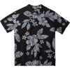 Black Aqua Flowers 233
