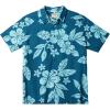 imageQuiksilver Mens Aqua Flower Button Up Collared ShirtSeaport Aqua Flowers 233