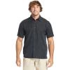 imageQuiksilver Mens Manele Bay Button Up Floral Collared ShirtBlack