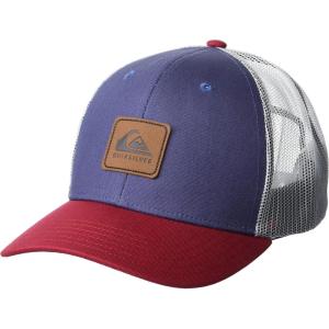 imageQuiksilver Mens Easy Does It Snap Back Trucker HatNavyRed