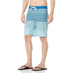 imageQuiksilver Mens Standard Surfsilk Stretch 20 Inch Boardshort Swim TrunkClassic Blue Eqybs04528
