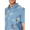 imageQuiksilver Mens Apero Classic Button Up Woven TopBlue Shadow Aop Mix Bag 241