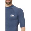 imageQuiksilver Mens Everyday Upf50 Short Sleeve RashguardVintage Indigo Heather