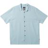 imageQuiksilver Mens Tahiti Palms 4 Button Up Floral Collared ShirtStarlight Blue 241