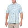 imageQuiksilver Mens Urchins Button Up Woven TopStarlight Blue Urchins Woven 241