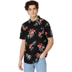 imageQuiksilver Mens Apero Classic Button Up Woven TopBlack Aop Mix Bag Ss 241