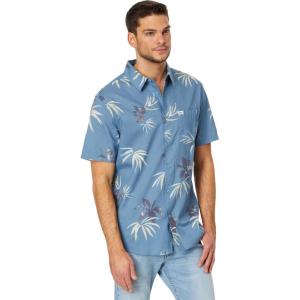 imageQuiksilver Mens Apero Classic Button Up Woven TopBlue Shadow Aop Mix Bag 241