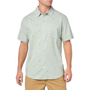 imageQuiksilver Mens Apero Classic Button Up Woven TopCloud Blue Aop Mix Bag Ss 241