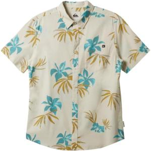 imageQuiksilver Mens Apero Classic Button Up Woven TopSnow White Aop Mix Bag Ss 241