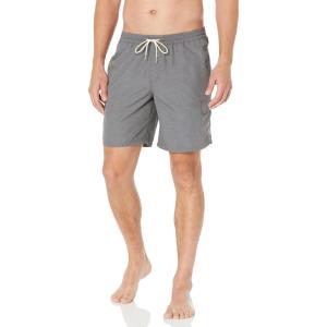imageQuiksilver Mens Standard Balance Volley Swim Trunk Bathing SuitHeather Grey