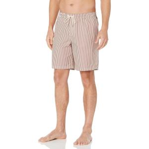 imageQuiksilver Mens Standard Deck Stripe Volley Swim Trunk Bathing SuitBiking Red Deck Stripe