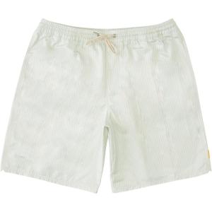 imageQuiksilver Mens Standard Deck Stripe Volley Swim Trunk Bathing SuitSubtle Green Deck Stripe