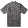 imageQuiksilver Mens Framed Fish Button Up Woven TopBlack Framed Fish Woven